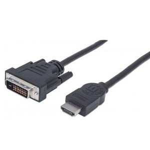 MH HDMI Cable HDMI DVI D Blk